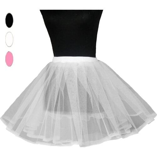 Womans Halloween Skirt Girls Child Cosplay Party Hard Mesh Short Dress Petticoat Ballet Tutu Rockabilly Crinoline Underskirt