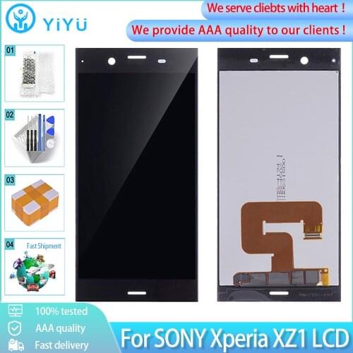 5.0" Original LCD Module For SONY Xperia XZ1 G8341 G8342 Display Touch Screen Replacement Free Tools For SONY XZ1 LCD Display