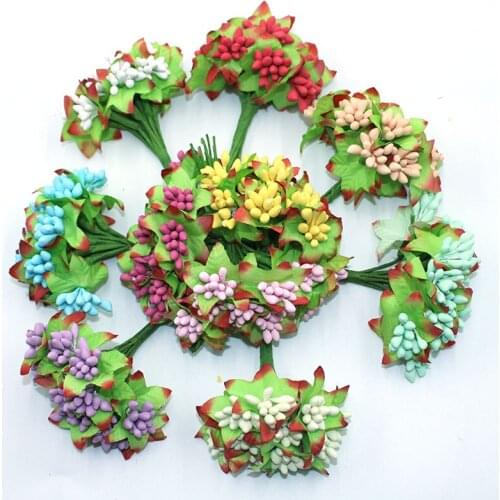 10PCS / new artificial flower stamen wire stem / wedding flower DIY wedding decoration