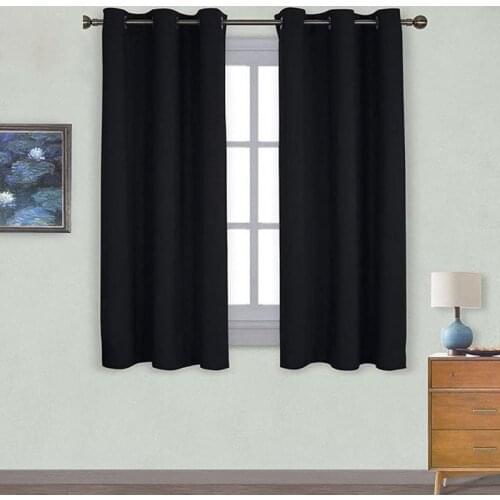 2Pcs/Set Blackout Curtains Thickened Double-Sided Multicolor Coating Sunscreen Shading Fabric Thermal Insulation