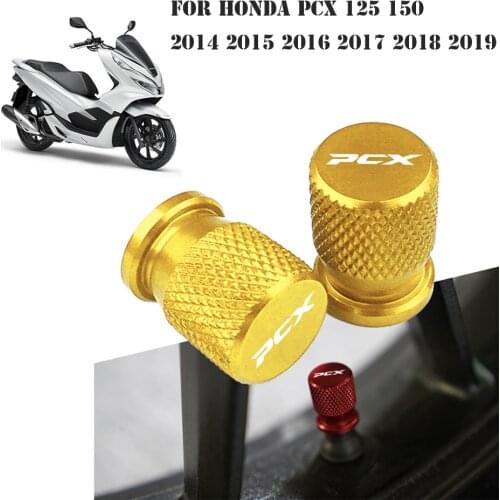 For Honda PCX 125 150 2014 2015 2016 2017 2018 2019 1 Pair Motorcycle CNC Aluminum Gas Nozzle Cover Wheel Tire Valve Stem Caps