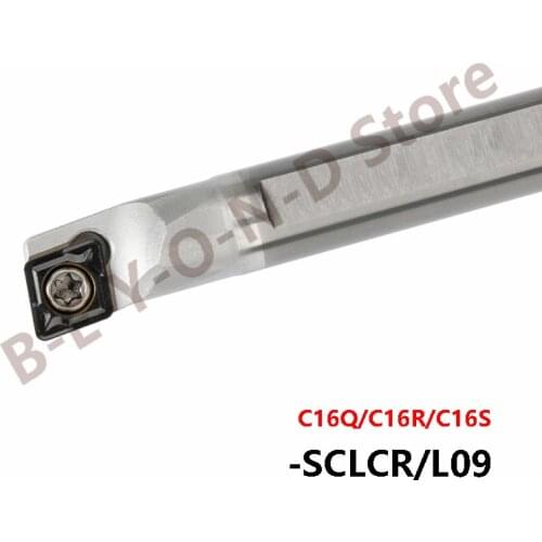 BEYOND SCLCR C16Q-SCLCR09 C16R-SCLCR09 C16S-SCLCR09 SCLCL09 Lathe Tool Holder Tungsten steel aseismic shank use CCMT09 Inserts