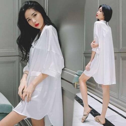 Blouse Women Spring Autumn Chiffon White Shirt Sexy Width Loose Summer Blusas Mujer De Moda