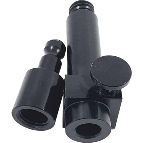 Quick Release Adapter for Topcon Trimble leica Total Station GPS SECO Prism Pole Black