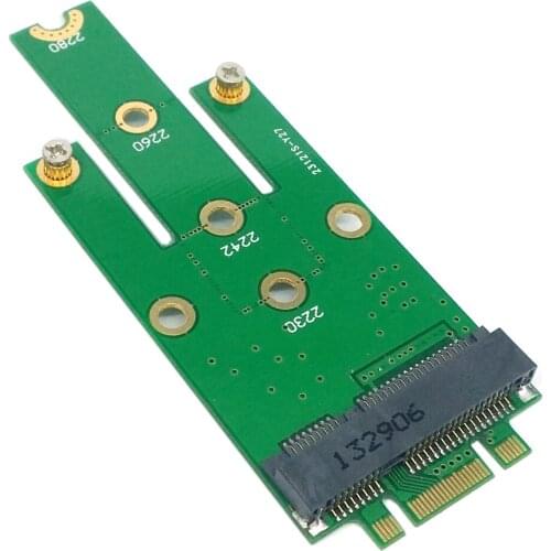 CY 50mm Mini PCI-E 52 Pin mSATA SSD to M.2 NGFF B-key Adapter Add on Cards PCBA