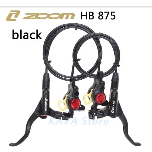 ZOOM HB-875 MTB Bike Brake Hydraulic Mountain Bicycle Disc Brake Left & Right Lever with rotor set PK SHIMANO MT200 Accessories