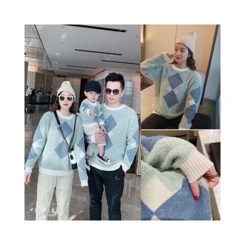 Family Matching Clothes 2020 New Childrens Boys Girls Sweaters Kids Knitted Jackets Coats Toddler Infant Newborns Knit Rompers