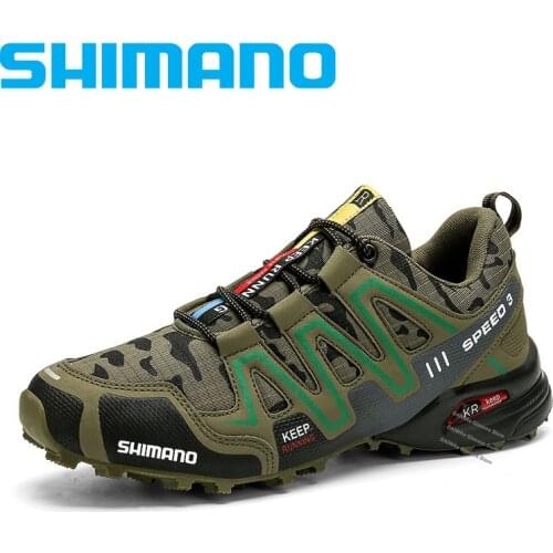 Daiwa Outdoor Sneakers Men Comfortable Mountain Hiking Shoes Camouflage Working Non-slip Size 39-47 Fishing Shoes