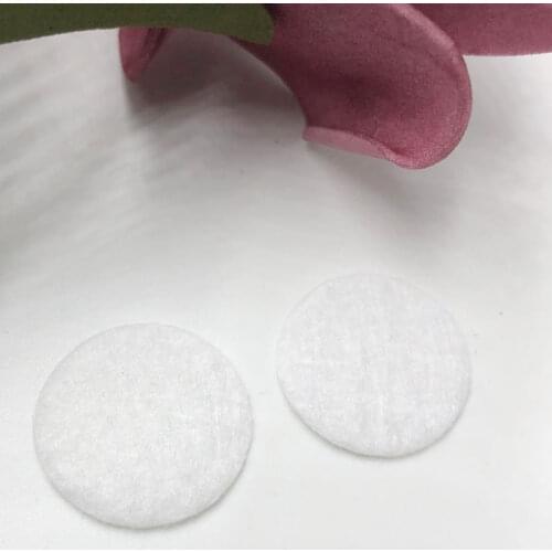 100pcs Felt 35mm Circle Appliques -White Free Shipping