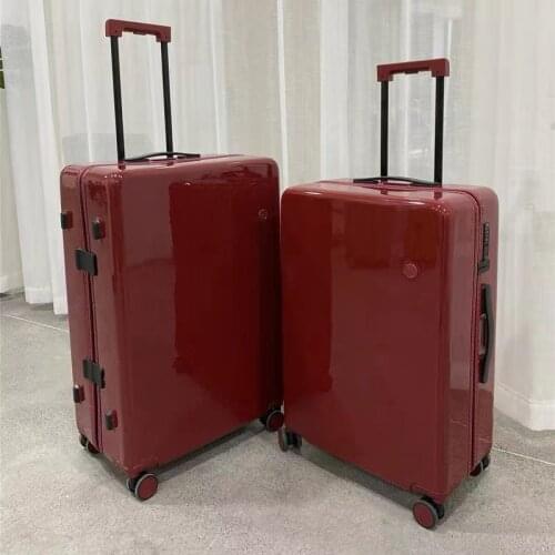 Orange suitcase accessories leather boarding pass PR026-749402