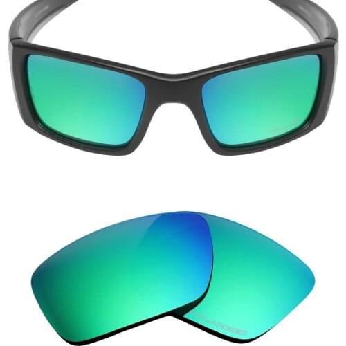 Mryok+ POLARIZED Resist SeaWater Replacement Lenses for Oakley Fuel Cell Sunglasses Emerald Green