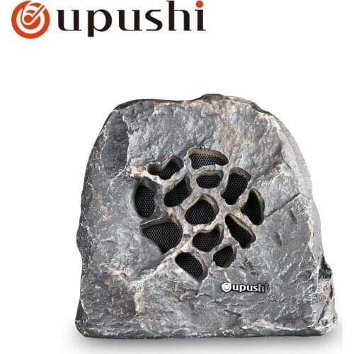 Outdoor waterproof speakers 20w garden rock speaker oupushi pa speaker like stone shape