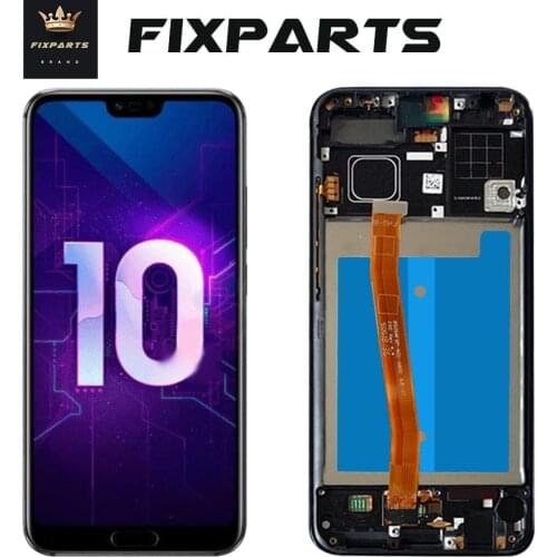 Original With FingerPrint Screen for Huawei Honor 10 LCD Display Touch Screen With Frame COL-L29 For Huawei Honor 10 LCD Screen