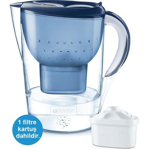 Brita Pitcher Marella Xl 3.5 L Blue Clean Water Purifier Fresh İçilir