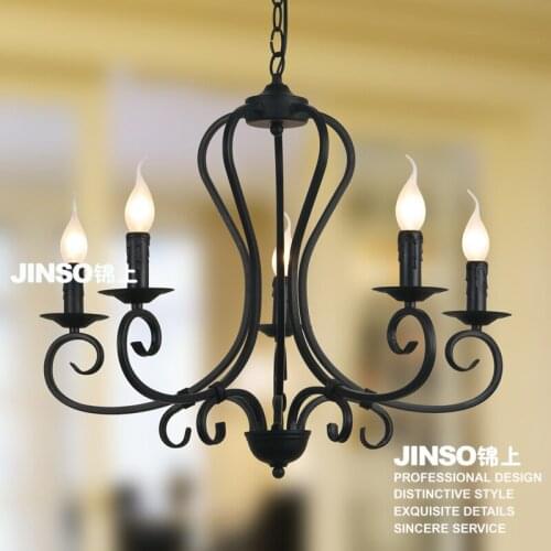 Chandelier pendant lamp wrought iron candle, Morocco amorous feelings is contracted ZX192