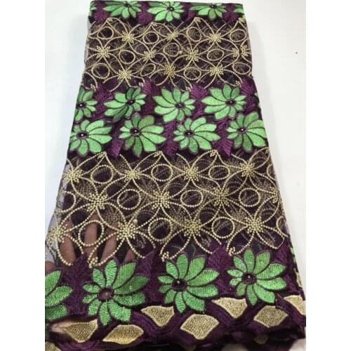 Light brown Rhinestone Embroidered Tulle Lace Fabric For Party Dress High Quality Fashion African French Net Lace Fabric YLL2831