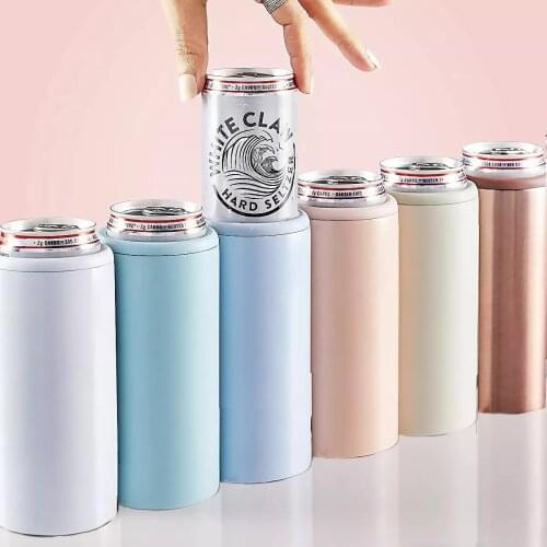 1pc 12oz Standard Can Cooler Outdoor Sports Accessories Hiking Camping Picnic Party Running Coke Beer Drinking Cooler