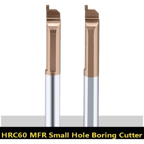 BEYOND 1pcs MFR 4B/5B/6B 1.0 End Face Grooving Boring Cutter Tungsten Steel Micropath Carbide Cutting Tool Small Hole Center