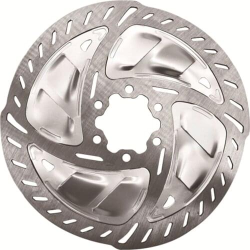 Bike Disc Brake 6 Inch Radiator Fin Rotors Road Mountain Bike 160mm Aluminum Bicycle Cooling Fins Disc Brake Pad with Screw