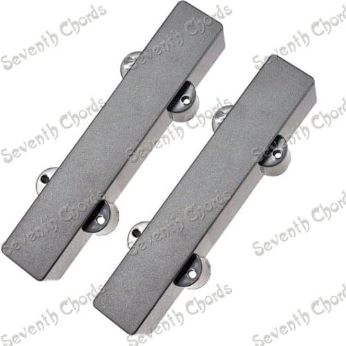 2Pcs / lot Black Plastic No Hole Closed Seal Type 5 Strings Bass Pickup Covers Lid Shell Top guitar accessories