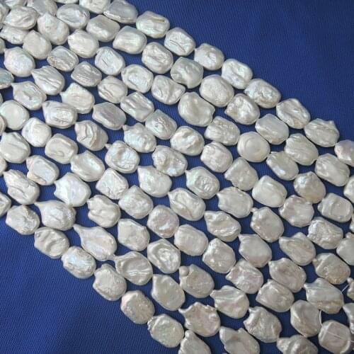 Pearl beads,100% Nature freshwater loose pearl with rectangle baroque shape, BIG rectangle shape pearl