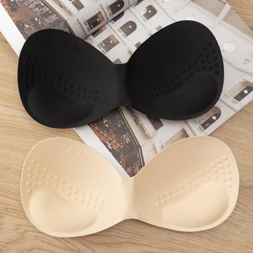 Women Soft Elastic Chest Pad Vest lady Body-fitted Latex Lift Cup Intimates Accessories Insert Bra Padding Accessories