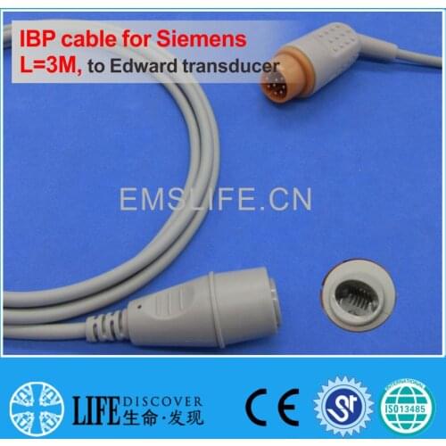 Drager 10pin IBP cable for Edwards disposable pressure transducer