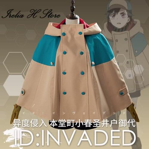 2020 Anime Cosplays ID:INVADED Hondoumachi Koharu Hijiriido Miyo Cosplay Costume shorts cloak