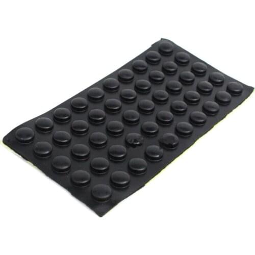 50PCS 10*4mm Self Adhesive Anti Slip Silicone Rubber Feet Pads Shock Absorber for Speaker HIFI Amplifier Accessories