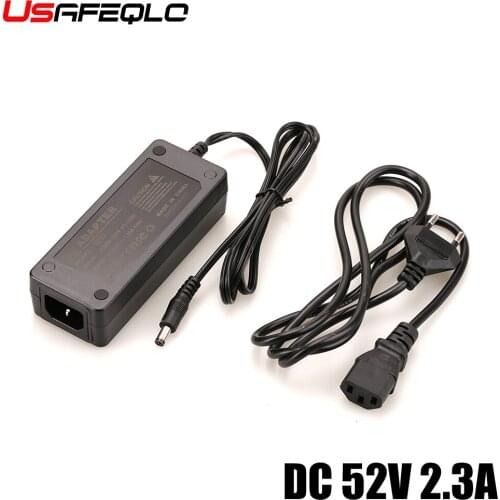 DC 52V 2.3A 47-63Hz POE Power Supply Adapter 48-52 Volt For CCTV Security Surveillance 4CH/8CH POE NVR 5.5-2.5mm DC