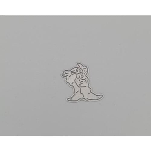 Two cute rabbits Metal Cutting Dies Stencils for DIY Scrapbooking Album Paper Cards Decorative Crafts Embossing New 2019