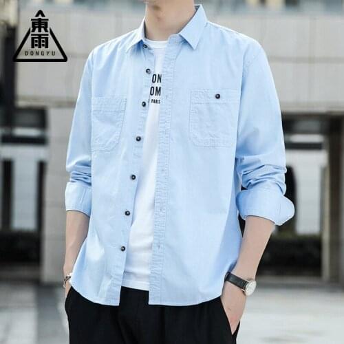 Мужские джинсовые рубашки East Rain China At AliExpress