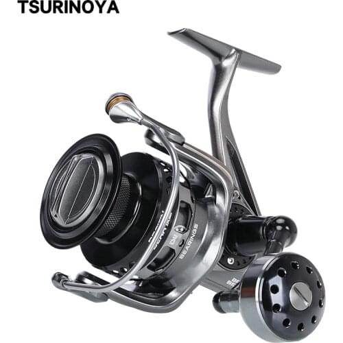TSURINOYA Carp Fishing Reel BROWN BEAR 3000 4000 5000 6000 7000 9+1 12-20KG Full Metal Feeder Reel Saltwater Spinning Wheel