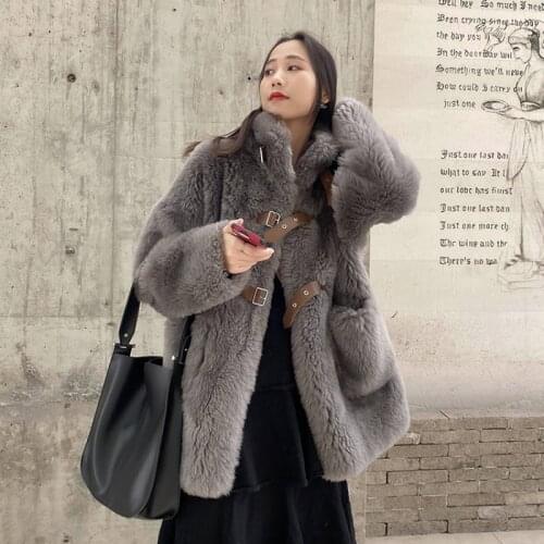 KMETRAM Natural Fur Coats