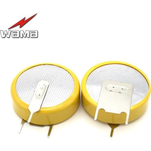 20pcs/lot CR2477 LM2477 BR2477 Button Cell Batteries 3V 3 Feet Welding Solder Pins Bluetooth Watch Accessories 2477 Coin battery
