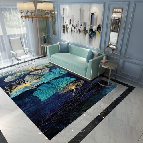 Modern scenery living room bedroom bed carpet art coffee table carpet rugs living room