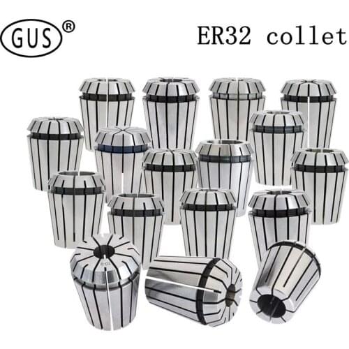 GUS ER32 collet chuck 3-20MM UP High Precision 0.003 mm Spring Collet Suitable Engraving Machine Spindle CNC Machining Center
