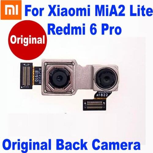 Original Tested Working For Xiaomi MiA2 Lite Big Rear Back Camera Module Flex Cable For Redmi 6 Pro Main Camera Phone Parts