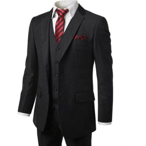 Mens suits Top sales man suit custom mens suits a three-piece jacket pants vest mens suit
