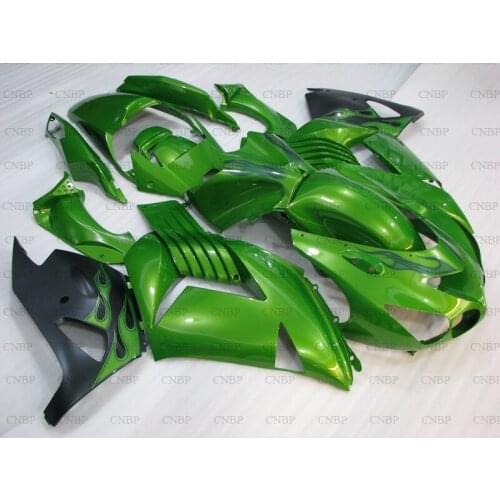 For Kawasaki Zx14r 2006 - 2011 Motorcycle Fairing for Kawasaki Zx14r 2007 Plastic Fairings ZZR 1400 2010 Pearl Green Fairings
