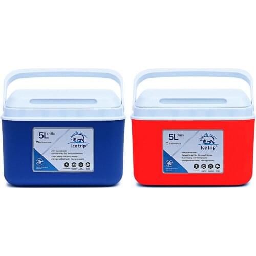 5L Cooler Portable Outdoor Excursion Cooler Box for Camping Picnics Preservation Box Refrigerator Medicine Box