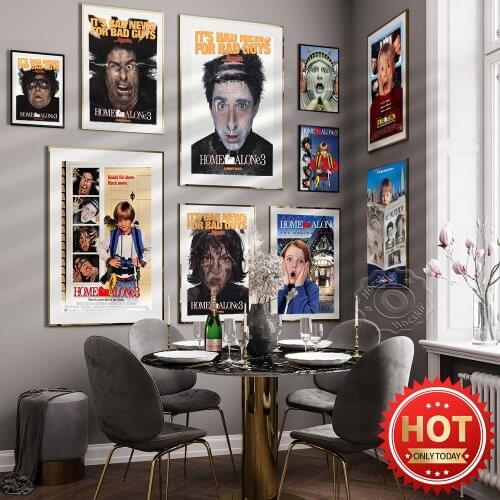 Home Alone Movie Series Poster, Kids Comedy Movie Art Prints, Peter Hewitt Director Art Works, Fans Collect Wall Stickers, Gift