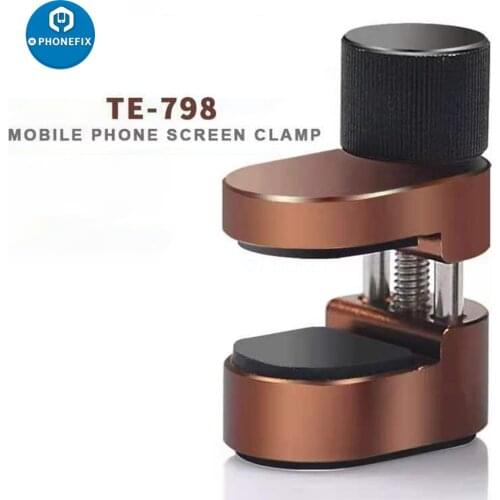 4pcs QianLi iClamp Holder Adjustable Metal Clip Fixture lcd Clamp Phone Repair Tools for iPhone iPad LCD Screen Fastening Clamp