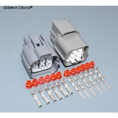 Shhworldsea 6p 2.0mm male female auto electric waterproof plastic connector 6189-0133 6181-0074