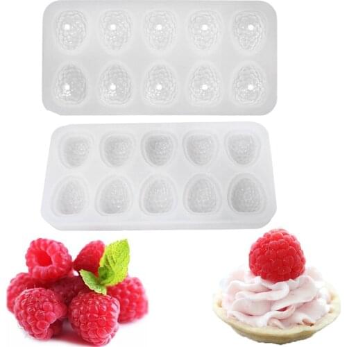 Silicone Molds Molds for Raspberry Cupcakes Cake Decorating Molds Fondant Baking Tools Chocolate Candy Making Mold