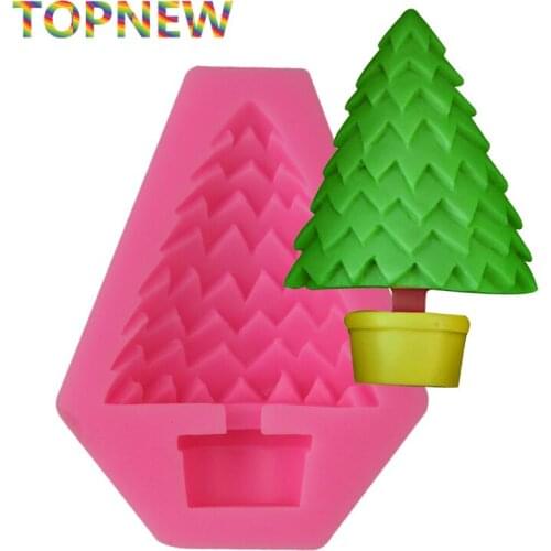 DIY Cake Silicone Molds Tree Cupcake Fondant Cake Decorating Tools Chocolate Gumpaste Molds