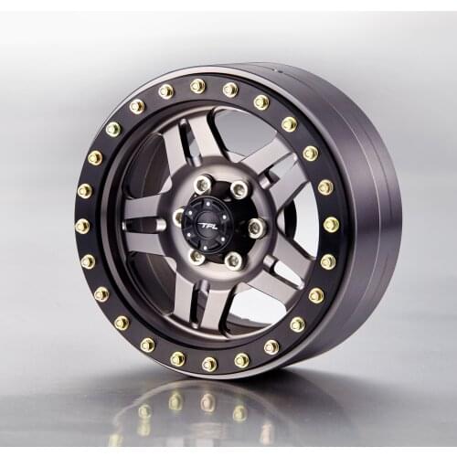 TFL RC Car accessories 1/10 AXIAL SCX10 Rock Crawler 2.2 inch Metal Wheel F Parts Upgraded TH01971-SMT6