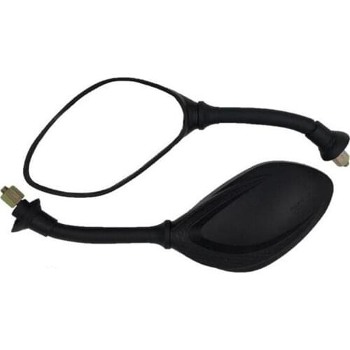 8mm 10mm Black Motorcycle Rear View Mirrors Electric Motorcycle Reflective Mirror Universal Motorbike parts for Honda Kawasaki