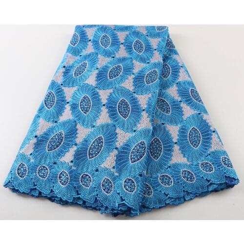 2021 African Swiss Voile Lace Fabric In Switzerland Nigerian Cotton Lace Fabrics For Men Lace Fabric 4040B-2