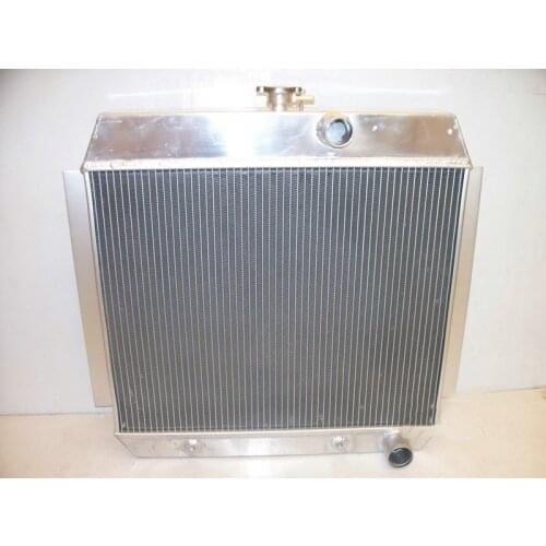3 Row Aluminum Radiator For CHEVY L6 Bel Air cars W/COOLER 1951-1954 1951 1952 1953 1954